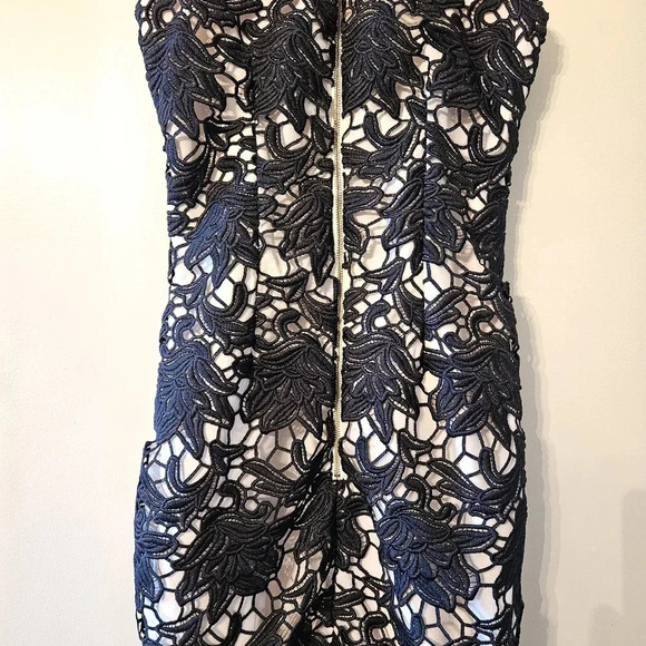 Keepsake The Label True Love Floral Halter Lace Black Cocktail Midi Dress Sz XS. - Picture 13 of 16